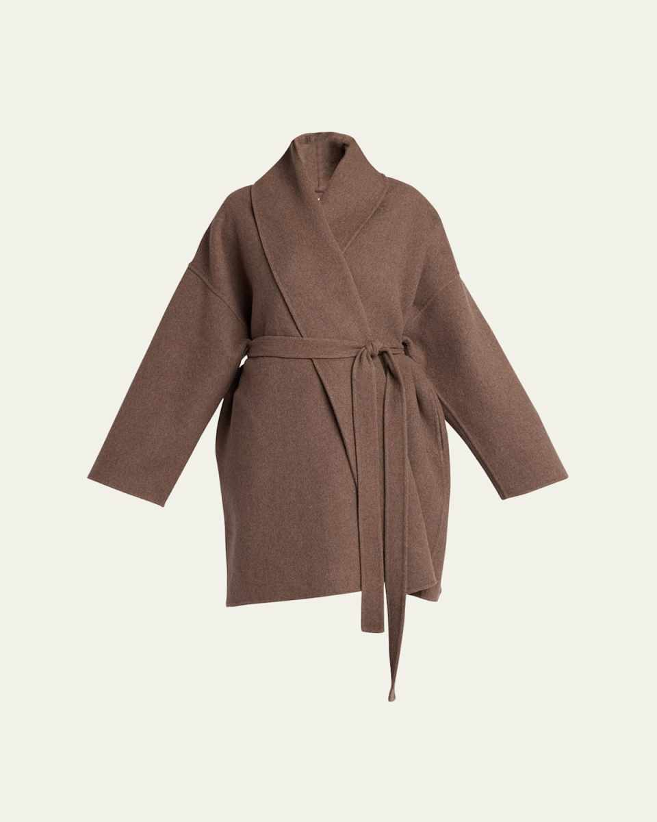 Timor Self-Tie Cashmere Coat